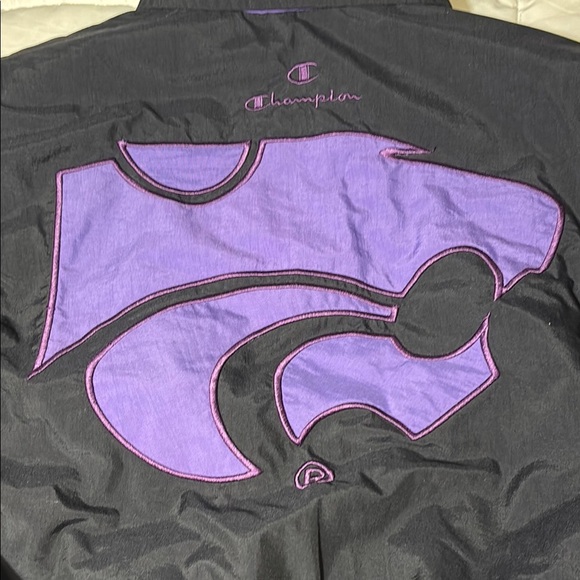 Vintage Champion Kansas State Wildcats Jacket Black Purple
Quilted - Picture 10 of 10